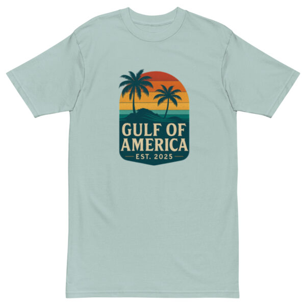 Men’s premium heavyweight tee: GULF OF AMERICA - Image 2