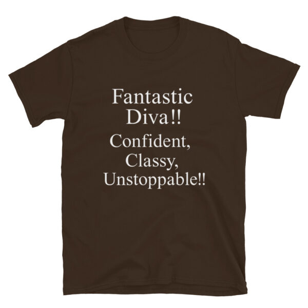 Short Sleeve Unisex T-Shirt: Fantastic DIVA - Image 5