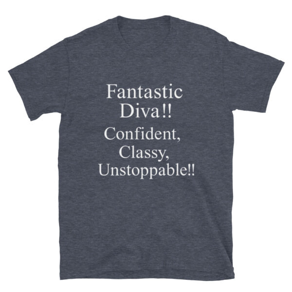 Short Sleeve Unisex T-Shirt: Fantastic DIVA - Image 11