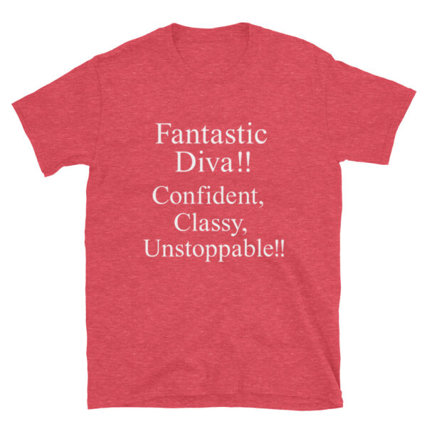 Short Sleeve Unisex T-Shirt: Fantastic DIVA - Image 19