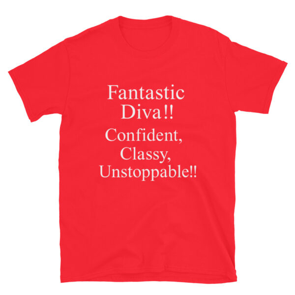 Short Sleeve Unisex T-Shirt: Fantastic DIVA - Image 13