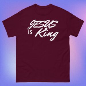 Unisex classic tee: JESUS IS KING