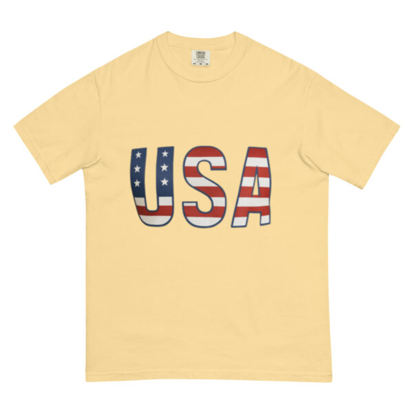 Unisex garment-dyed heavyweight t-shirt: USA - Image 20