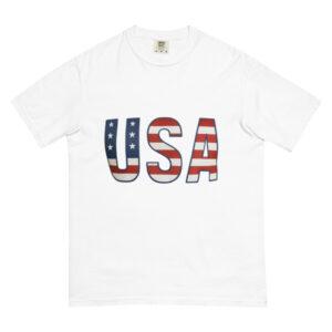 Unisex garment-dyed heavyweight t-shirt: USA