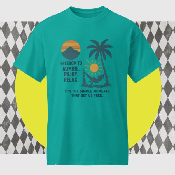DryBlend® T-Shirt: Freedom to Admire. Enjoy. Relax - Image 4