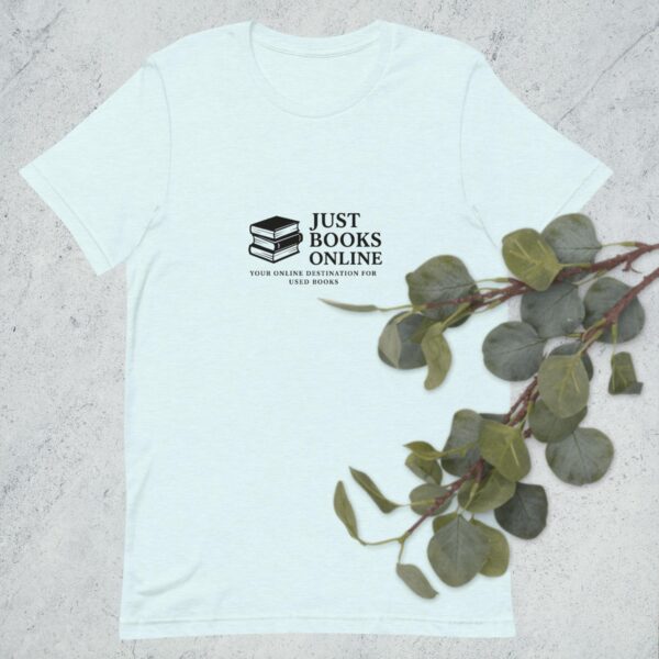 Unisex t-shirt JUST BOOKS ONLINE - Image 8