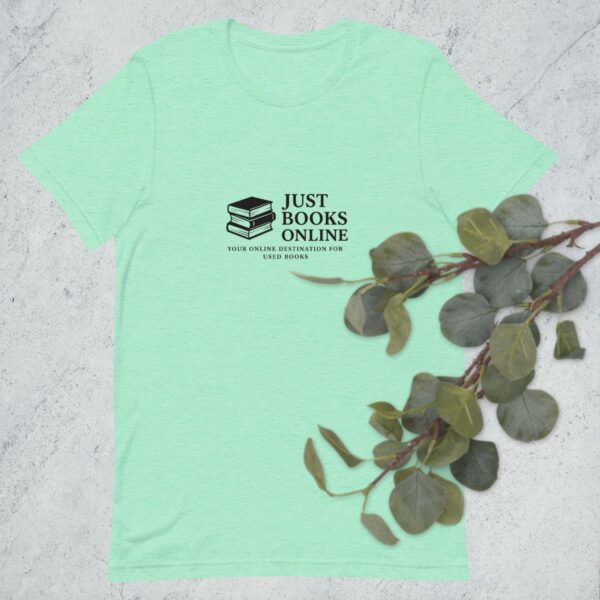 Unisex t-shirt JUST BOOKS ONLINE - Image 3