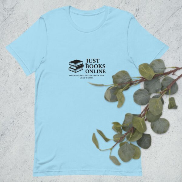 Unisex t-shirt JUST BOOKS ONLINE - Image 4