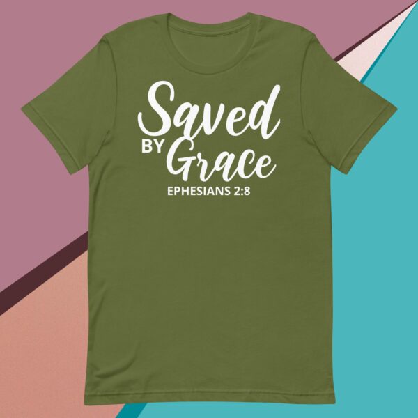 Saved by Grace: Unisex t-shirt - Image 7