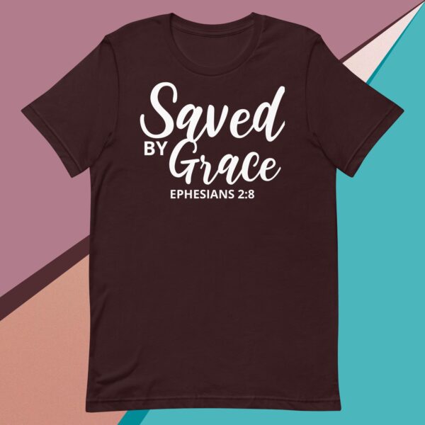 Saved by Grace: Unisex t-shirt - Image 8