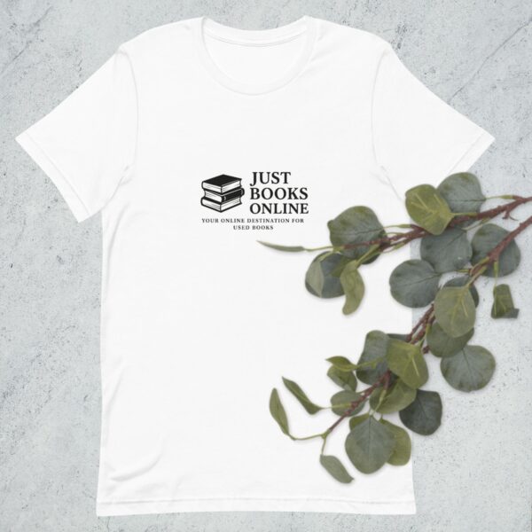 Unisex t-shirt JUST BOOKS ONLINE - Image 6