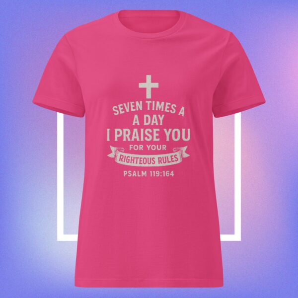 Women’s basic softstyle t-shirt: I PRAISE YOU - Image 3