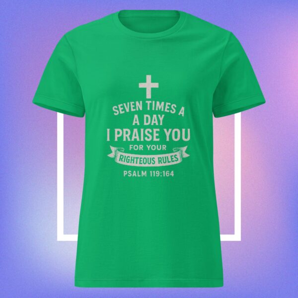 Women’s basic softstyle t-shirt: I PRAISE YOU - Image 4