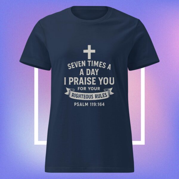 Women’s basic softstyle t-shirt: I PRAISE YOU - Image 5