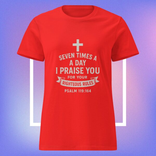 Women’s basic softstyle t-shirt: I PRAISE YOU - Image 7